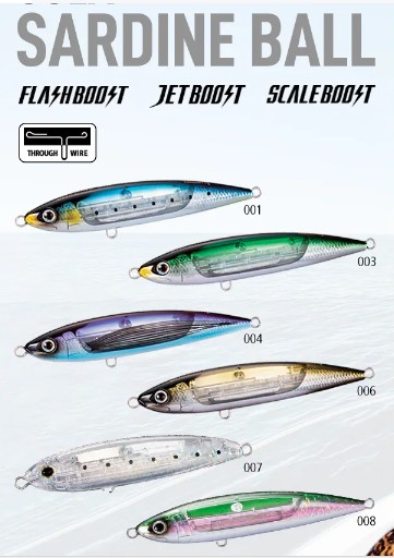 SHIMANO OCEA SARDINE BALL FLASH BOOST 130MM ANCHOVY