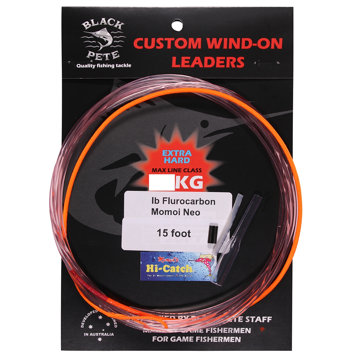 BLACK PETE WIND ON LEADER
