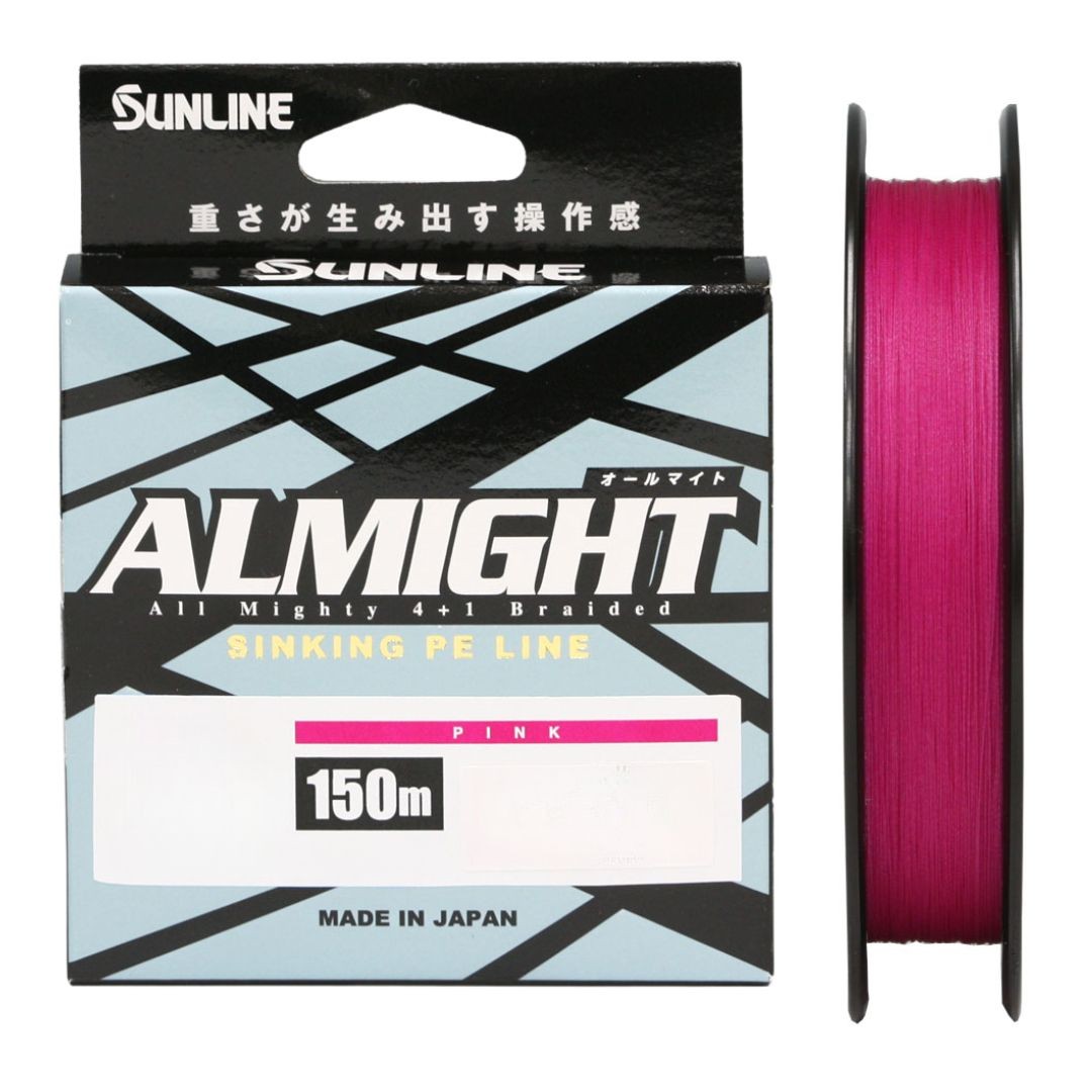 ALMIGHT 150M PINK #0.6 11lb PINK