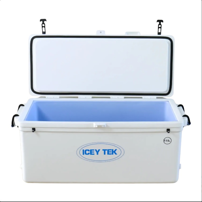 ICEY TEK 115L WHITE RIGHT LID OPEN